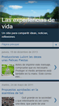 Mobile Screenshot of lasexperienciasdevida.blogspot.com