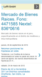 Mobile Screenshot of bienesraicesperu.blogspot.com