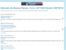 Tablet Screenshot of bienesraicesperu.blogspot.com