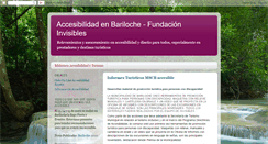 Desktop Screenshot of accesibilidadbariloche.blogspot.com