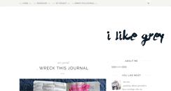 Desktop Screenshot of i-like-grey.blogspot.com