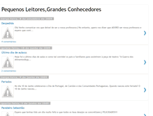 Tablet Screenshot of pequenosleitoresgrandesconhecedores.blogspot.com