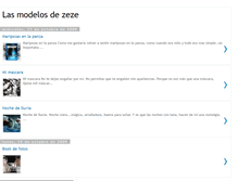 Tablet Screenshot of lasmodelosdezeze.blogspot.com