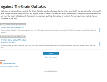 Tablet Screenshot of against-the-grain-outtakes.blogspot.com
