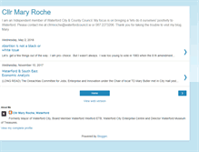 Tablet Screenshot of cllrmaryroche.blogspot.com