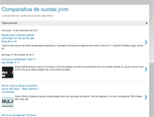 Tablet Screenshot of comparadorapuestas.blogspot.com