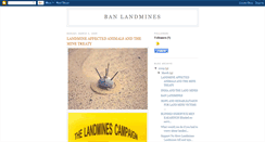 Desktop Screenshot of banlandminesbymitali.blogspot.com