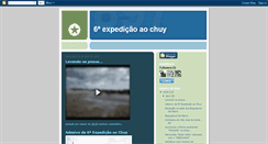 Desktop Screenshot of expedicaochuy.blogspot.com