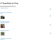 Tablet Screenshot of expedicaochuy.blogspot.com