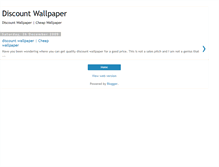 Tablet Screenshot of cheapdiscountwallpaper.blogspot.com