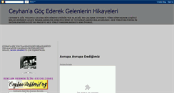 Desktop Screenshot of ceyhangocmenler.blogspot.com