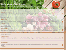 Tablet Screenshot of jensveggiegoodness.blogspot.com