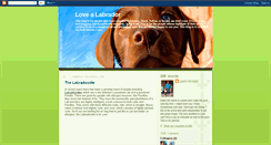 Desktop Screenshot of love-a-labrador.blogspot.com