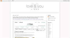 Desktop Screenshot of loveandyouvideo.blogspot.com