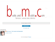 Tablet Screenshot of booksandmodels.blogspot.com