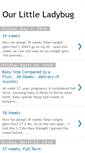 Mobile Screenshot of ourlittlelabybug-may2010.blogspot.com
