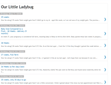 Tablet Screenshot of ourlittlelabybug-may2010.blogspot.com