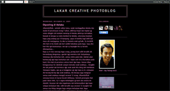 Desktop Screenshot of lakarcreative.blogspot.com