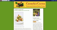 Desktop Screenshot of carmiescucina.blogspot.com