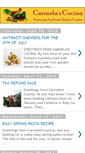 Mobile Screenshot of carmiescucina.blogspot.com