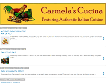 Tablet Screenshot of carmiescucina.blogspot.com