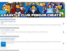 Tablet Screenshot of clubpenguinsaavy.blogspot.com