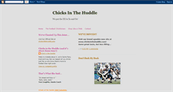 Desktop Screenshot of chicksinthehuddle.blogspot.com