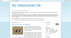 Desktop Screenshot of antonymical.blogspot.com