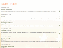 Tablet Screenshot of houston-is-hot.blogspot.com
