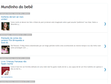 Tablet Screenshot of mundinhodobebe.blogspot.com