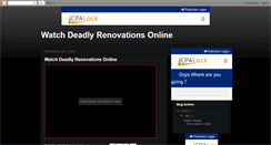 Desktop Screenshot of deadly-renovations-full-movie.blogspot.com