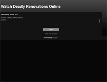 Tablet Screenshot of deadly-renovations-full-movie.blogspot.com