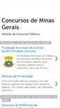 Mobile Screenshot of concursosdeminasgerais.blogspot.com
