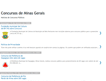 Tablet Screenshot of concursosdeminasgerais.blogspot.com