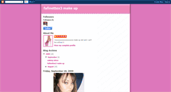 Desktop Screenshot of fafinettex3-makeup101.blogspot.com