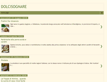 Tablet Screenshot of dolcisognare.blogspot.com