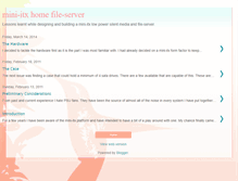 Tablet Screenshot of miniitxfileserver.blogspot.com