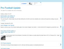 Tablet Screenshot of profootballupdate.blogspot.com