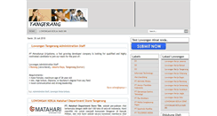 Desktop Screenshot of lowongankerjatangerang-mlai.blogspot.com