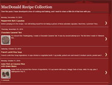 Tablet Screenshot of macdonaldrecipes.blogspot.com