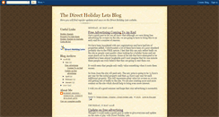 Desktop Screenshot of directholidaylets.blogspot.com