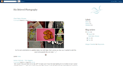 Desktop Screenshot of hisbelovedphotography.blogspot.com