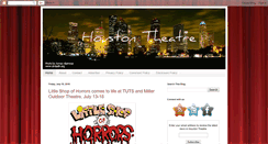 Desktop Screenshot of houstontheatre.blogspot.com