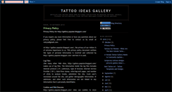 Desktop Screenshot of gallery-popular-tattoos.blogspot.com