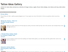 Tablet Screenshot of gallery-popular-tattoos.blogspot.com