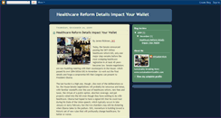 Desktop Screenshot of healthcarereform2010.blogspot.com