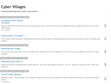 Tablet Screenshot of cybervillages.blogspot.com