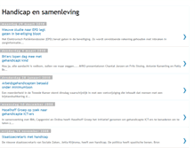 Tablet Screenshot of handicap-en-samenleving.blogspot.com
