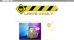 Desktop Screenshot of lionsvault.blogspot.com