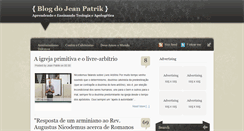 Desktop Screenshot of blogdojeanpatrik.blogspot.com